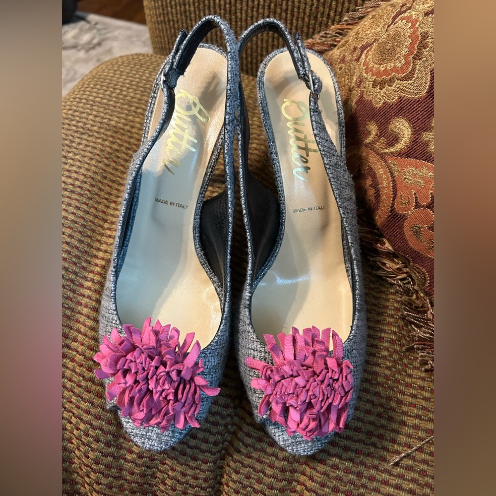 Butter heels made in Italy 91/2